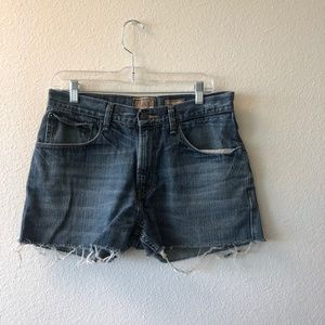 Denim shorts